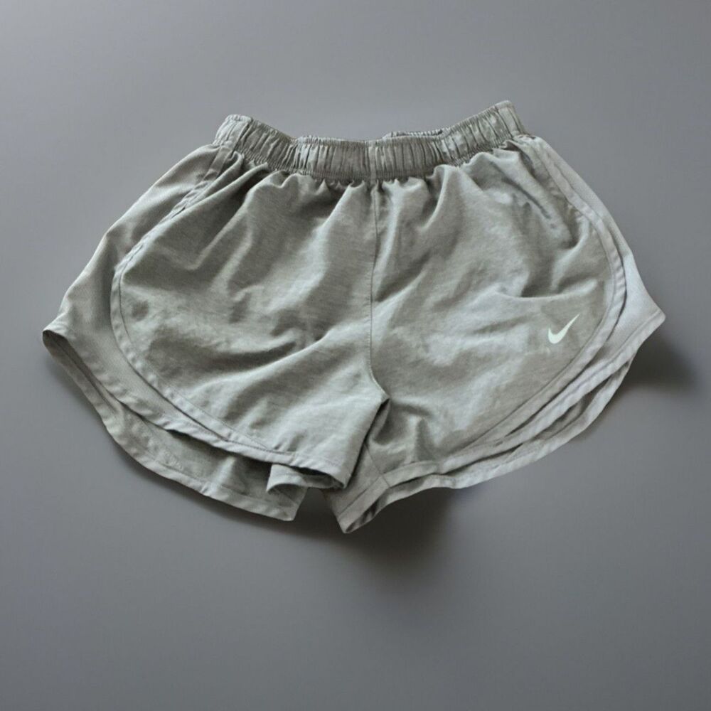 Women’s Nike Dri Fit Running Shorts Size Small Gray Athletic